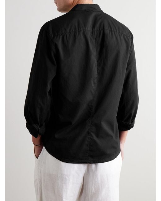 James Perse Black Standard Cotton Shirt for men