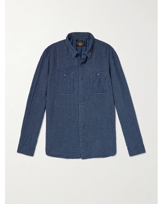 Camicia di RRL in Blue da Uomo