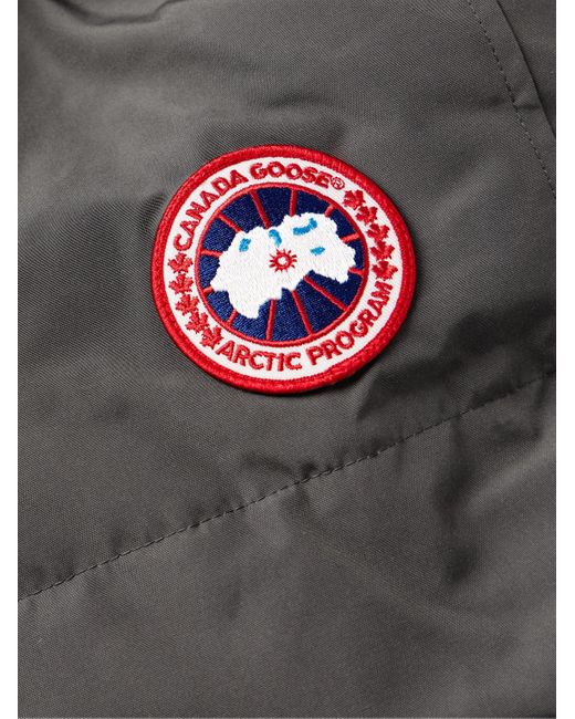 Canada Goose Gray Macmillan Logo-appliquéd Quilted Arctic Tech® Hooded Down Parka for men