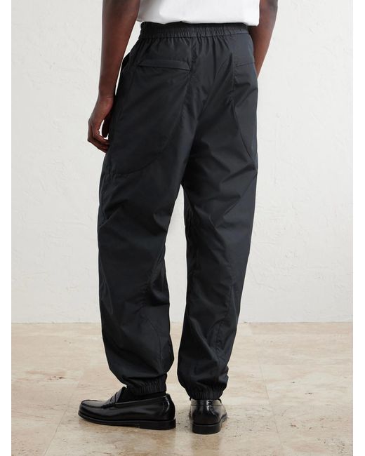Givenchy Blue Tapered Cotton-Blend Shell Sweatpants for men