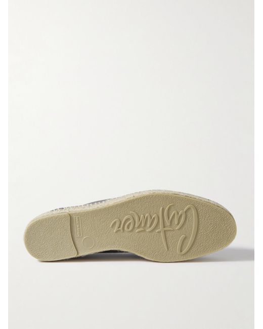 Castaner Gray Nacho Canvas Espadrilles for men