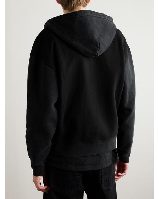 Our Legacy Black Rascal Slim-Fit Cotton-Jersey Zip-Up Hoodie for men