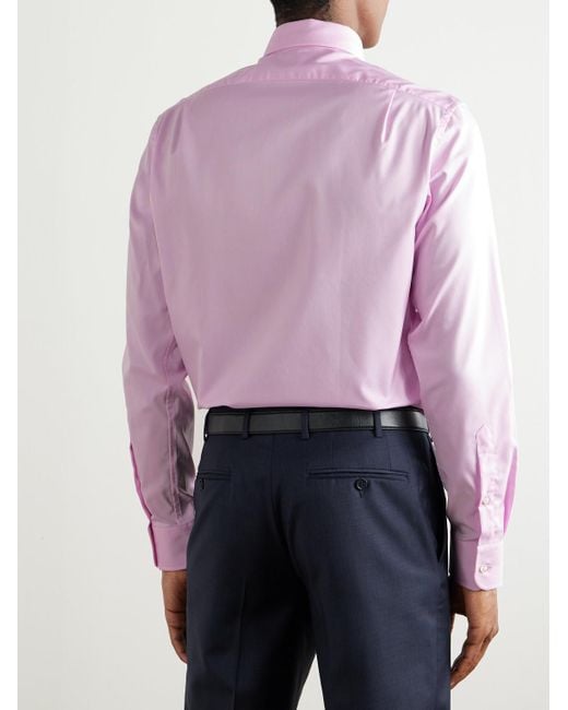 Ralph Lauren Pink Aston Cutaway-collar Cotton-twill Shirt for men