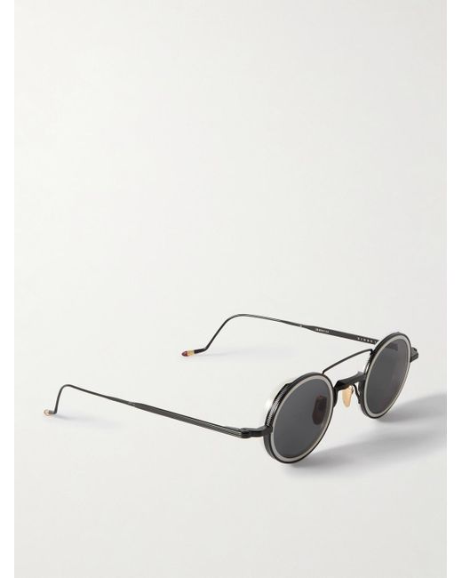 Jacques Marie Mage Metallic Ringo Round-Frame Metal And Acetate Sunglasses for men