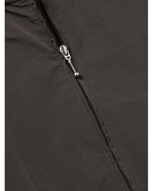 Agolde Gray Marshall Crinkled-Shell Bomber Jacket for men