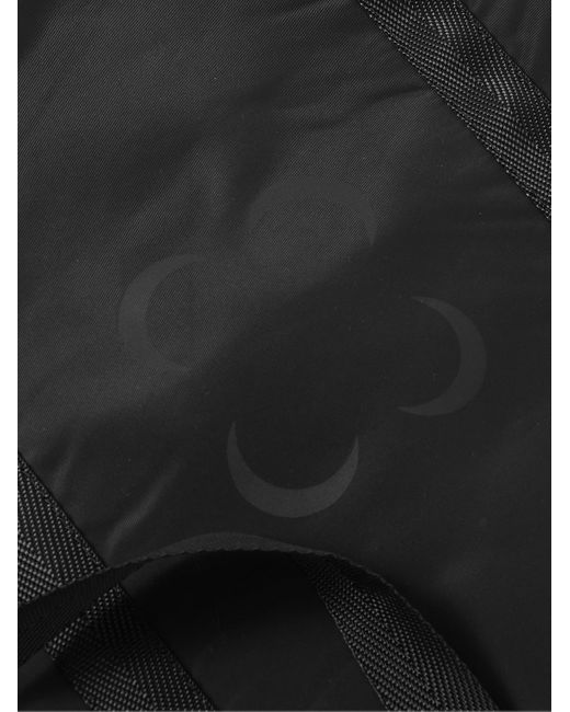 SAIF UD DEEN Black Convertible Webbing-trimmed Shell Tote Bag for men