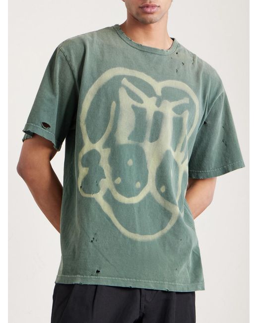 Neighborhood Green Chito Savage Cotton-jersey T-shirt for men