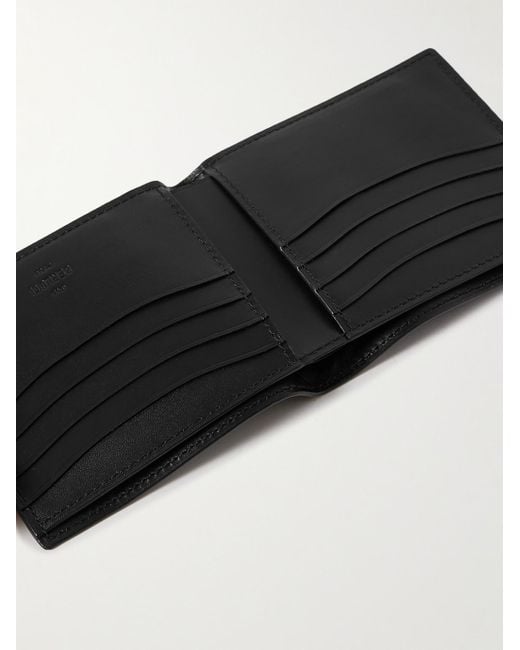 Berluti Black Makore Neo Scritto Venezia Leather Billfold Wallet for men