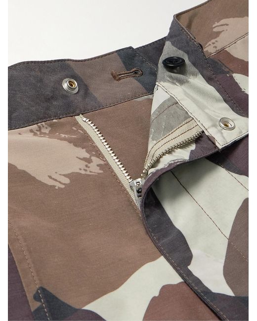 Norse Projects Gray Sigur Straight-Leg Camouflage-Print Shell Trousers for men