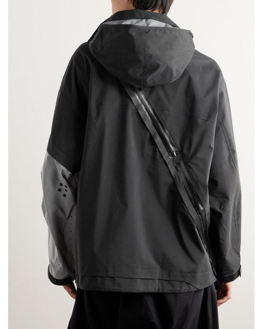 Acronym Black Convertible 3l Gore-tex® Pro Hooded Jacket for men
