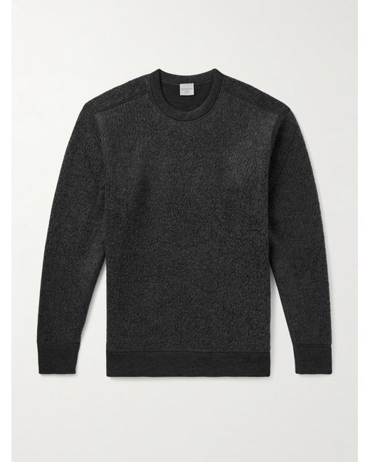 houdini Black Alto Woolly Treemerino Sweater for men