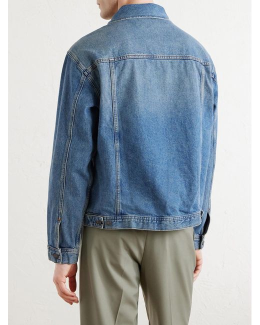 Corridor NYC Blue Denim Trucker Jacket for men