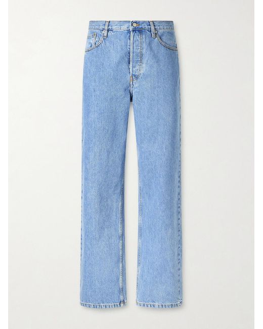 Dries Van Noten Blue Straight-Leg Jeans for men