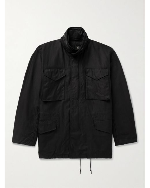 Orslow Black Cotton-canvas Field Jacket for men