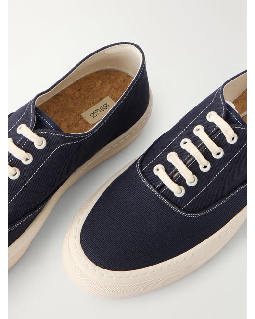 Morjas Blue Deck Canvas Sneakers for men