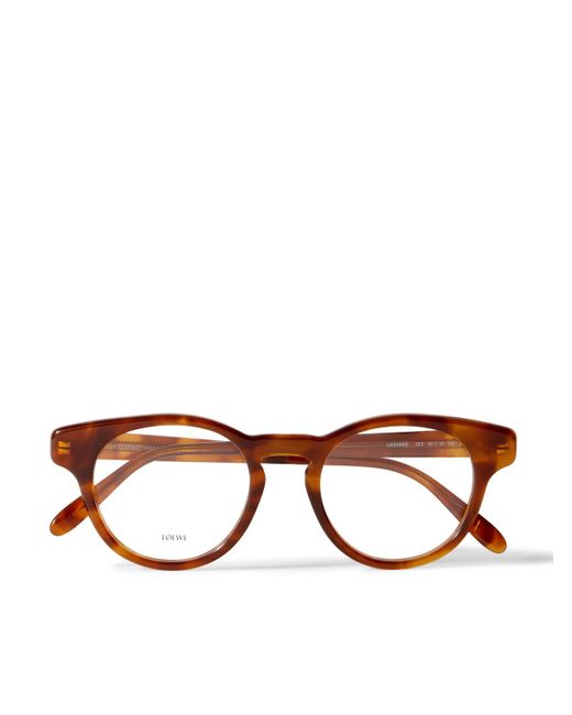 Loewe Brown Round-Frame Acetate Optical Glasses for men