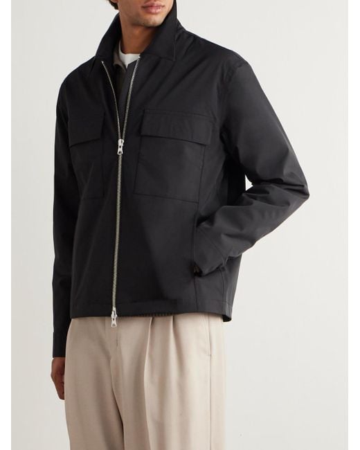 NN07 Alban 8240 Jacke aus recyceltem Twill in Black für Herren
