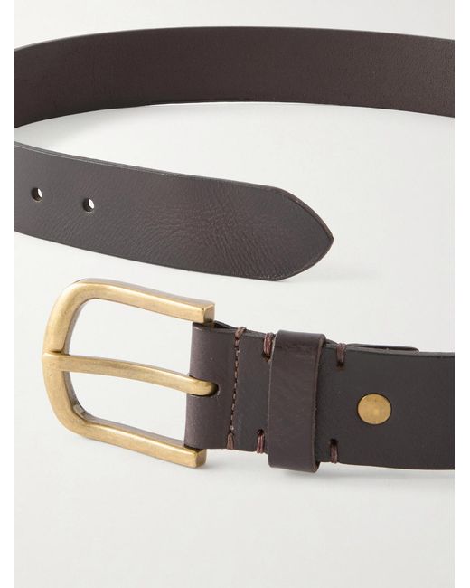 Corridor NYC Brown 3Cm Leather Belt for men