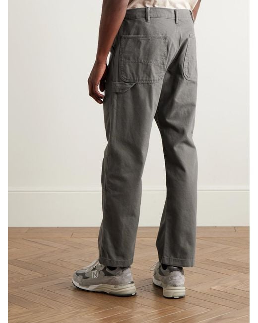 Polo Ralph Lauren Gray Dungaree Straight-Leg Carpenter Jeans for men