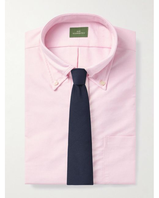 Sid Mashburn Pink Button-down Collar Cotton Oxford Shirt for men