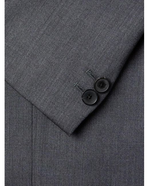 Mr P. Black Slim-fit Wool-twill Suit Jacket for men