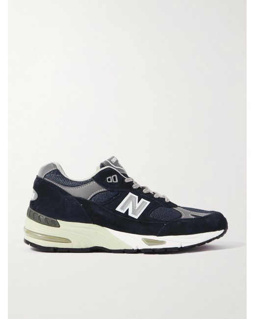 New Balance Blue 991 Suede for men