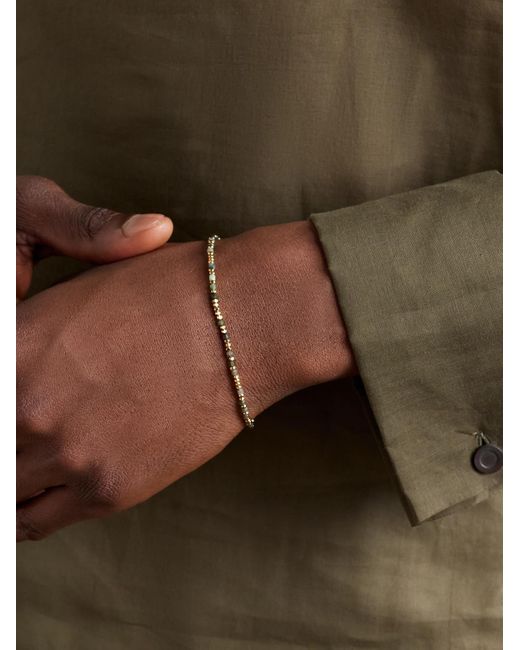 M. Cohen Black Percep 18-Karat Emerald Bracelet for men