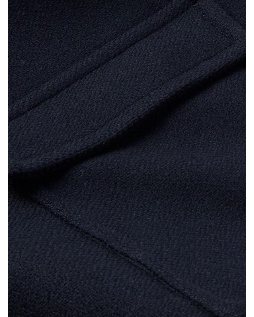 Blue Blue Japan Mantel aus einer Wollmischung in Blue für Herren