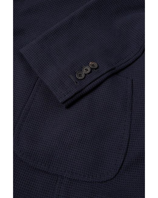 Rubinacci Blue Wool Blazer for men