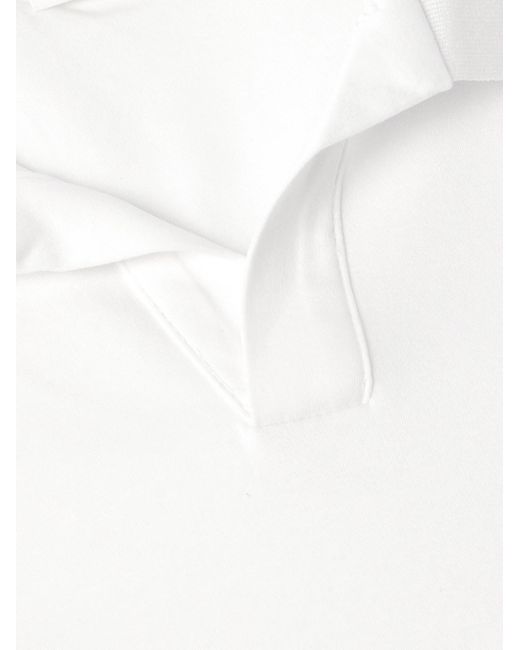 NN07 White Paul 3525 Organic Cotton Polo Shirt for men