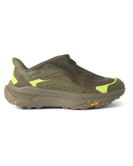 Hoka One One Green U Project Transport Ripstop Sneakers for men