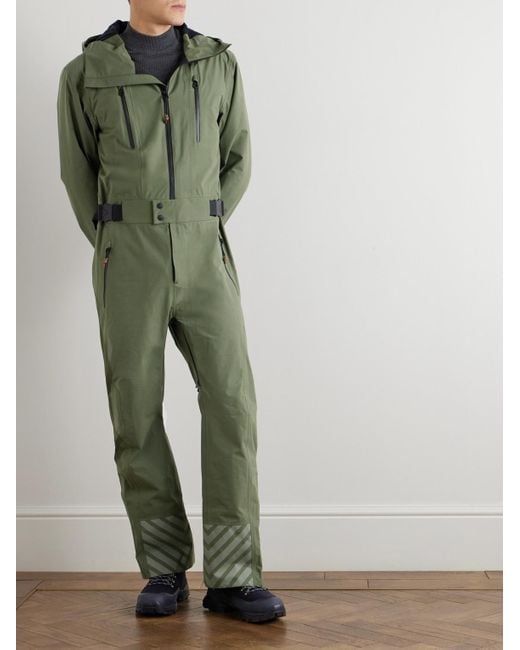 Loro Piana Green Cotton-blend Ripstop Ski Jumpsuit for men
