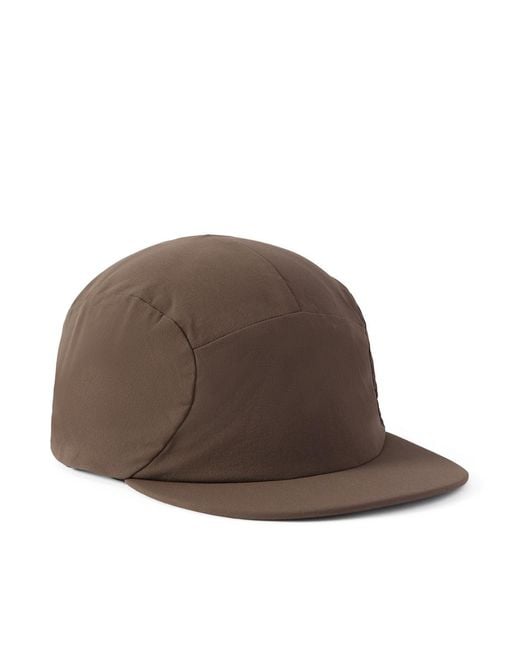 Portal Radius Logo-Print Recycled-Shell Cap in Brown for Men | Lyst