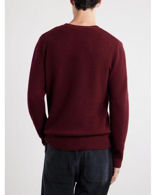 Barena Red Cashmere Sweater for men