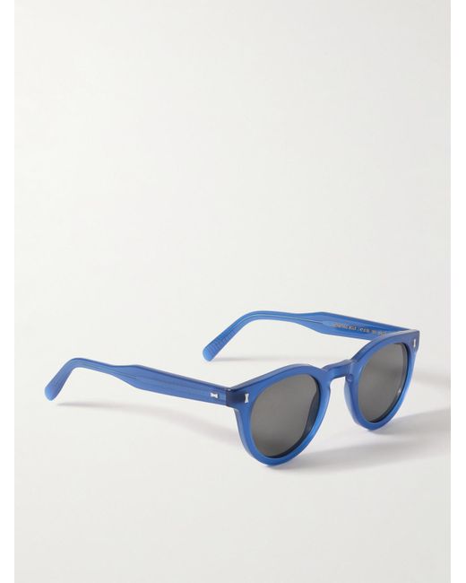 Mr P. Blue Cubitts Herbrand Round-frame Acetate Sunglasses for men