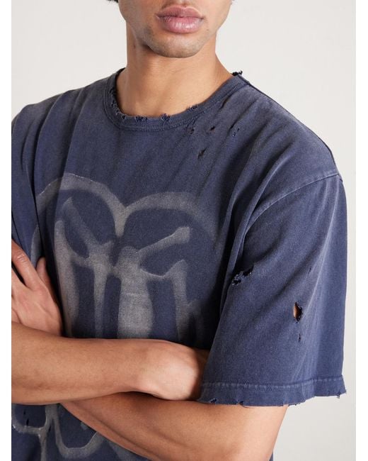 Neighborhood Blue Chito Savage Cotton-Jersey T-Shirt for men