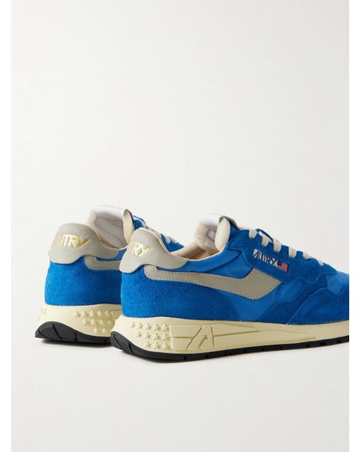 Autry Reelwind Low Sneakers aus Veloursleder und Shell in Blue für Herren