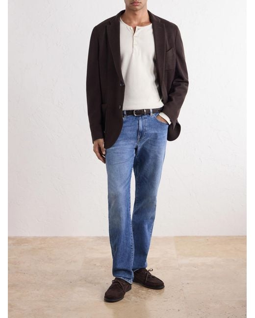 Slowear Blue Straight-leg Jeans for men
