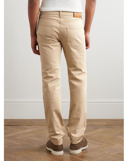 Loro Piana Natural Quarona Slim-Fit Straight-Leg Jeans for men