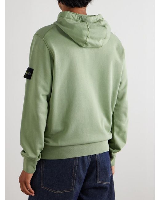 Felpa di Stone Island in Green da Uomo