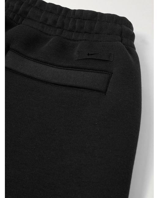 Nike Black Sportswear Straight-leg Tech Fleece Drawstring Shorts for men