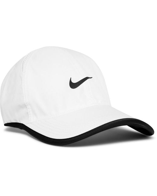 Nike White Aerobill Featherlight Dri-fit Cap for men