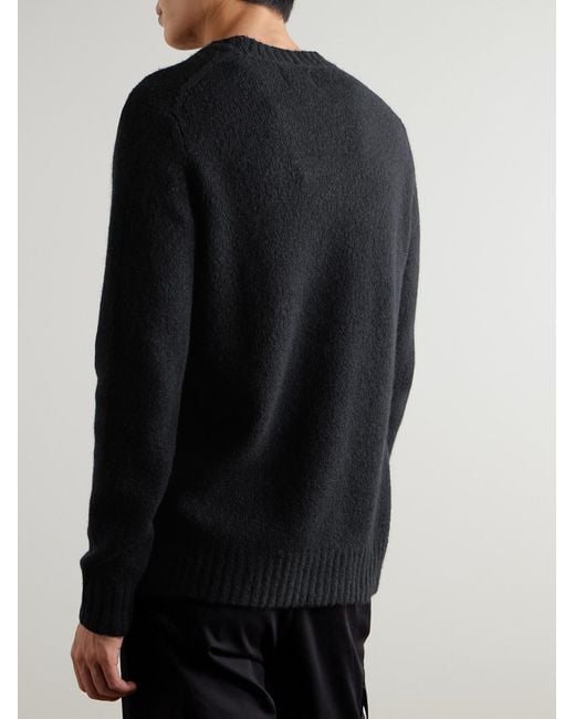 Lee 6598 Merino Wool-Blend Sweater di NN07 in Blue da Uomo