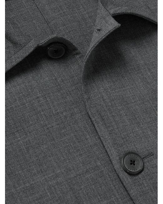 FRAME Gray Wool Chore Jacket for men