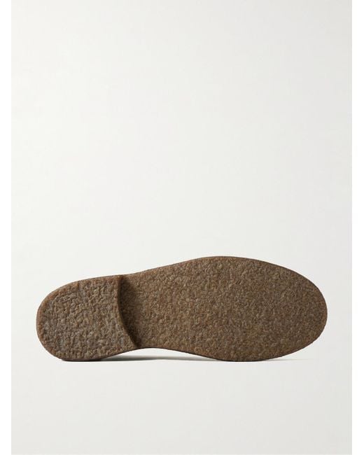 Drake's Brown Clifford Suede Desert Boots for men