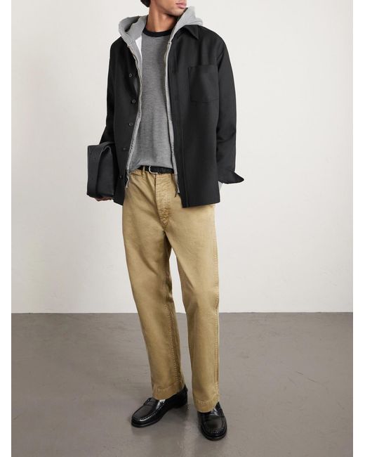 A.P.C. Blue Twill Overshirt for men