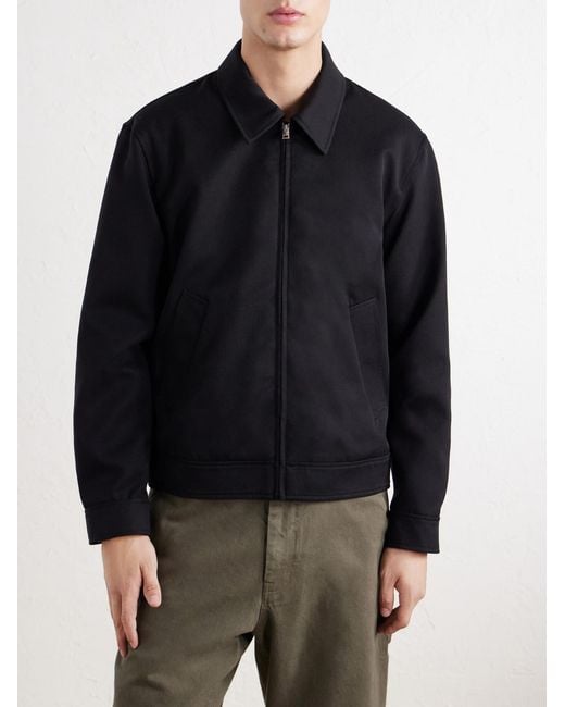 Nili Lotan Black Fitzroy Virgin Wool Jacket for men