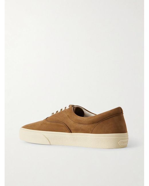 Tom Ford Brown Jude Nubuck Sneakers for men
