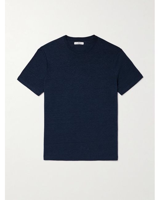 Mr P. Blue Linen T-Shirt for men