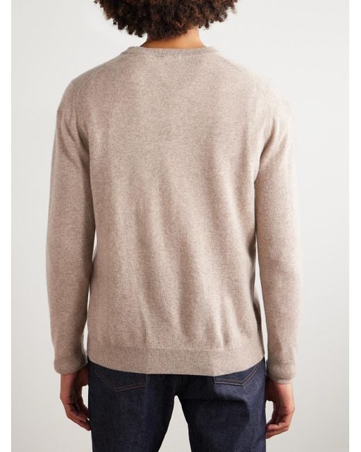 Pullover di Sunspel in Natural da Uomo